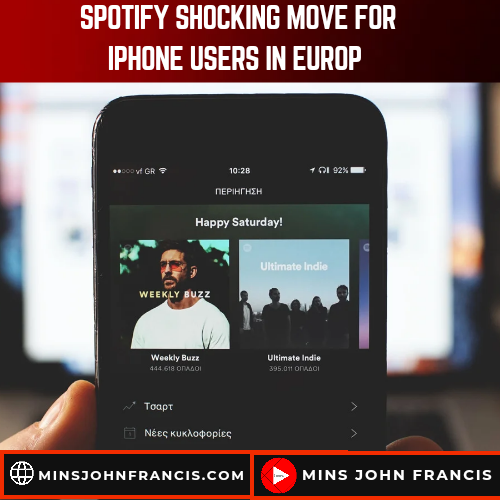 The major changes in Spotify for iPhone Users in Europe 2024