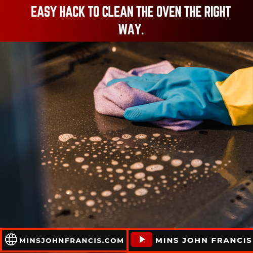 How to clean the Oven clean without scrubbing