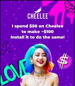 How to make money on cheelee app 