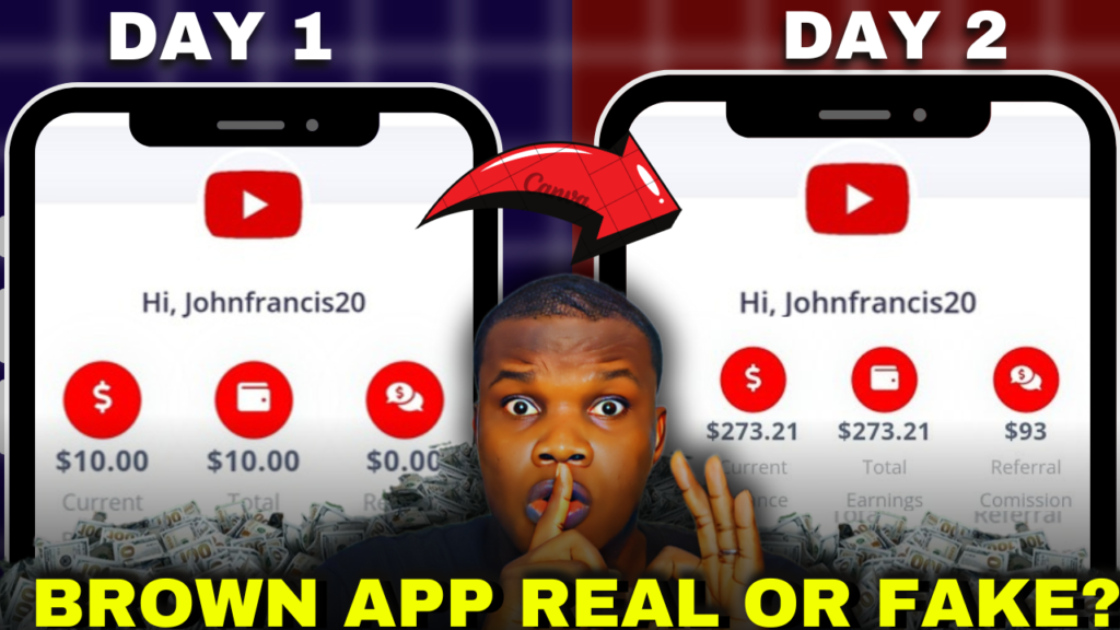 Brown App - Earnytbvideo legit or scam